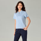 Women's Liquid Touch Regular Fit Short Sleeve Half-Zip Polo - Image 3