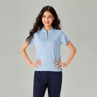 Women's Liquid Touch Regular Fit Short Sleeve Half-Zip Polo - Image 5