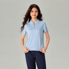 Women's Liquid Touch Regular Fit Short Sleeve Half-Zip Polo - Image 6