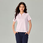 Women's Liquid Touch Regular Fit Short Sleeve Half-Zip Polo - Image 2