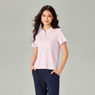 Women's Liquid Touch Regular Fit Short Sleeve Half-Zip Polo - Image 3