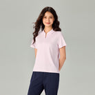 Women's Liquid Touch Regular Fit Short Sleeve Half-Zip Polo - Image 5