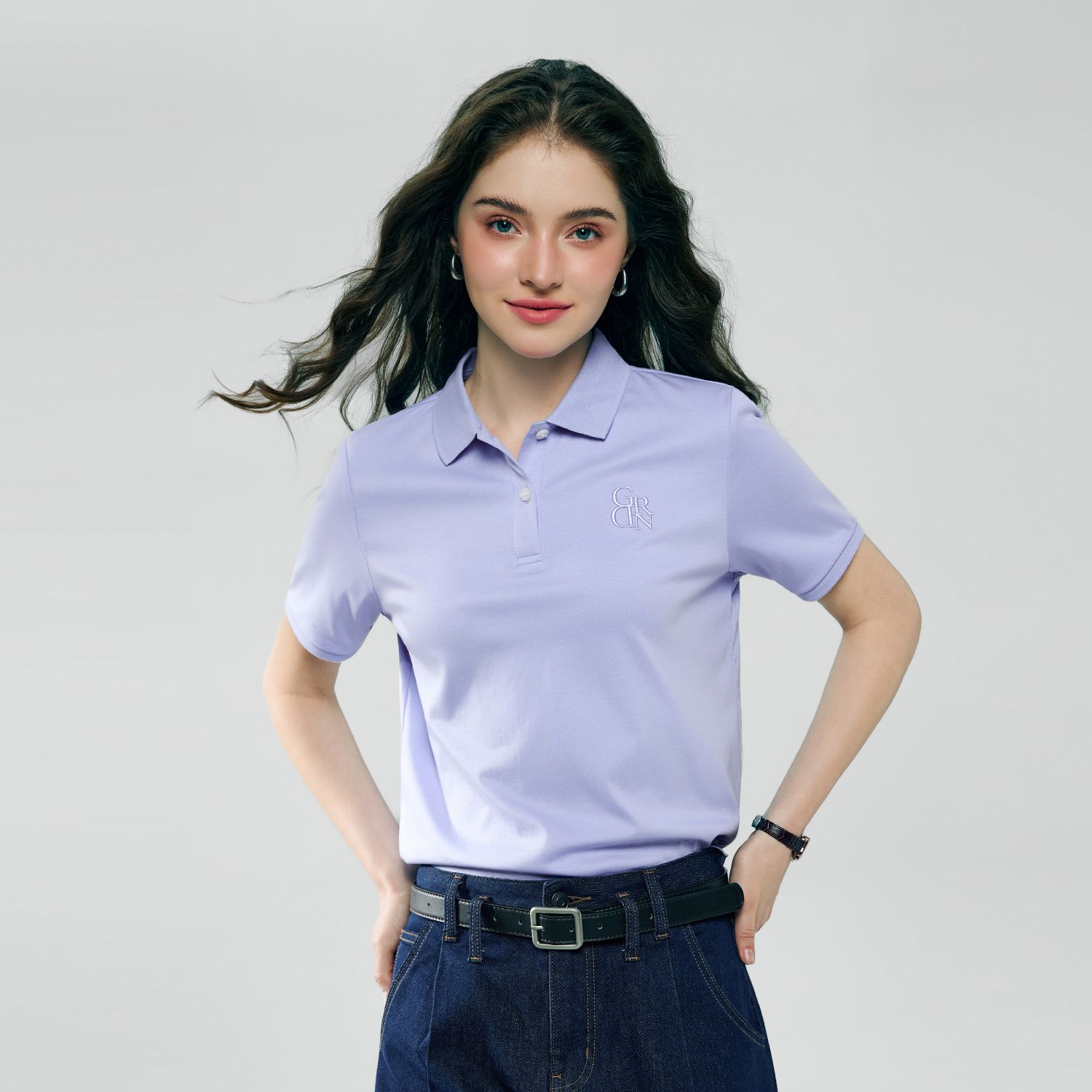 Women's Cotton Liquid Touch Polo - Image 2