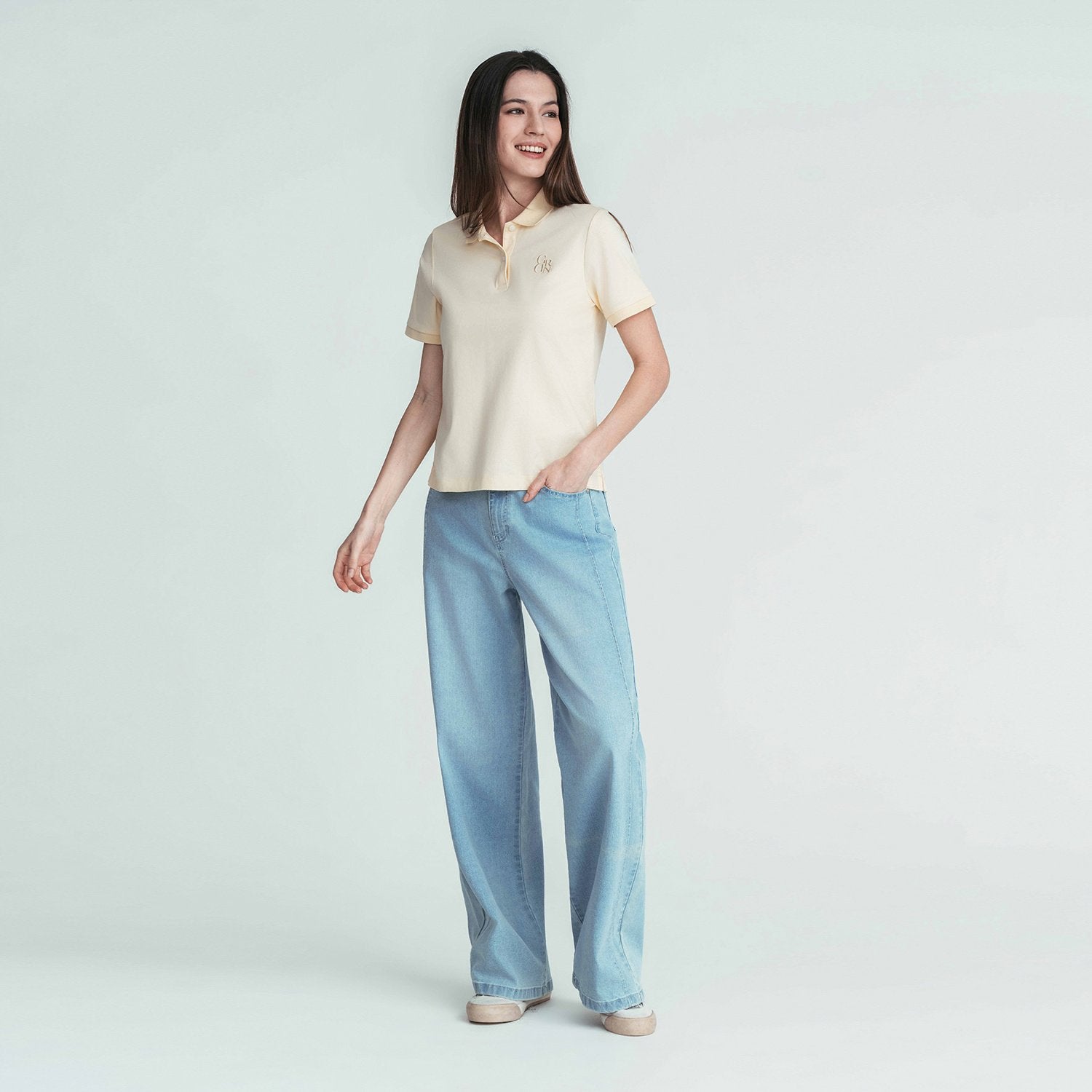 Women's Cotton Liquid Touch Polo - Image 1