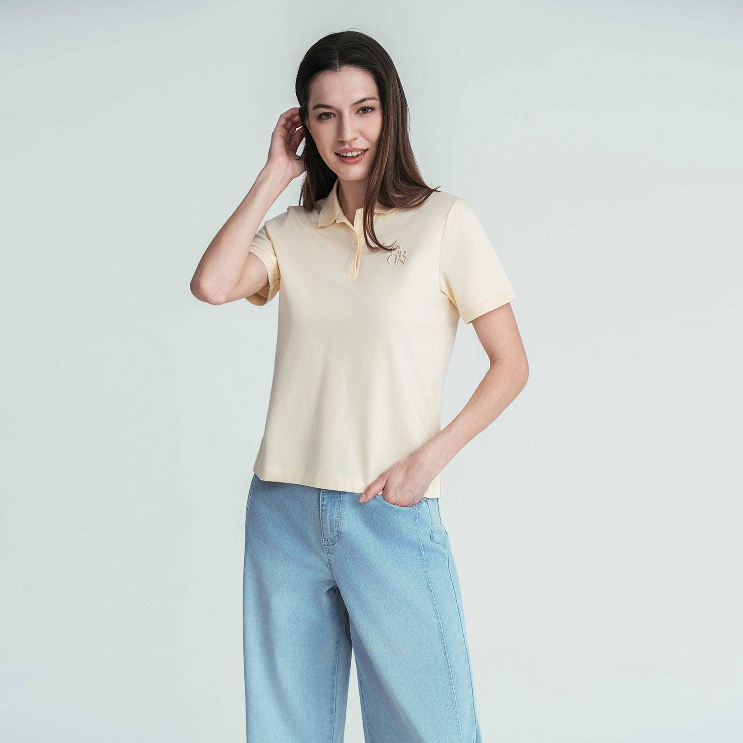 Women's Cotton Liquid Touch Polo - Image 3