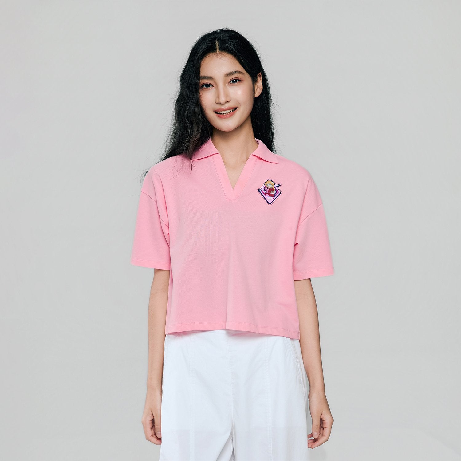 Women Mario Loose Fit Polo - Image 2