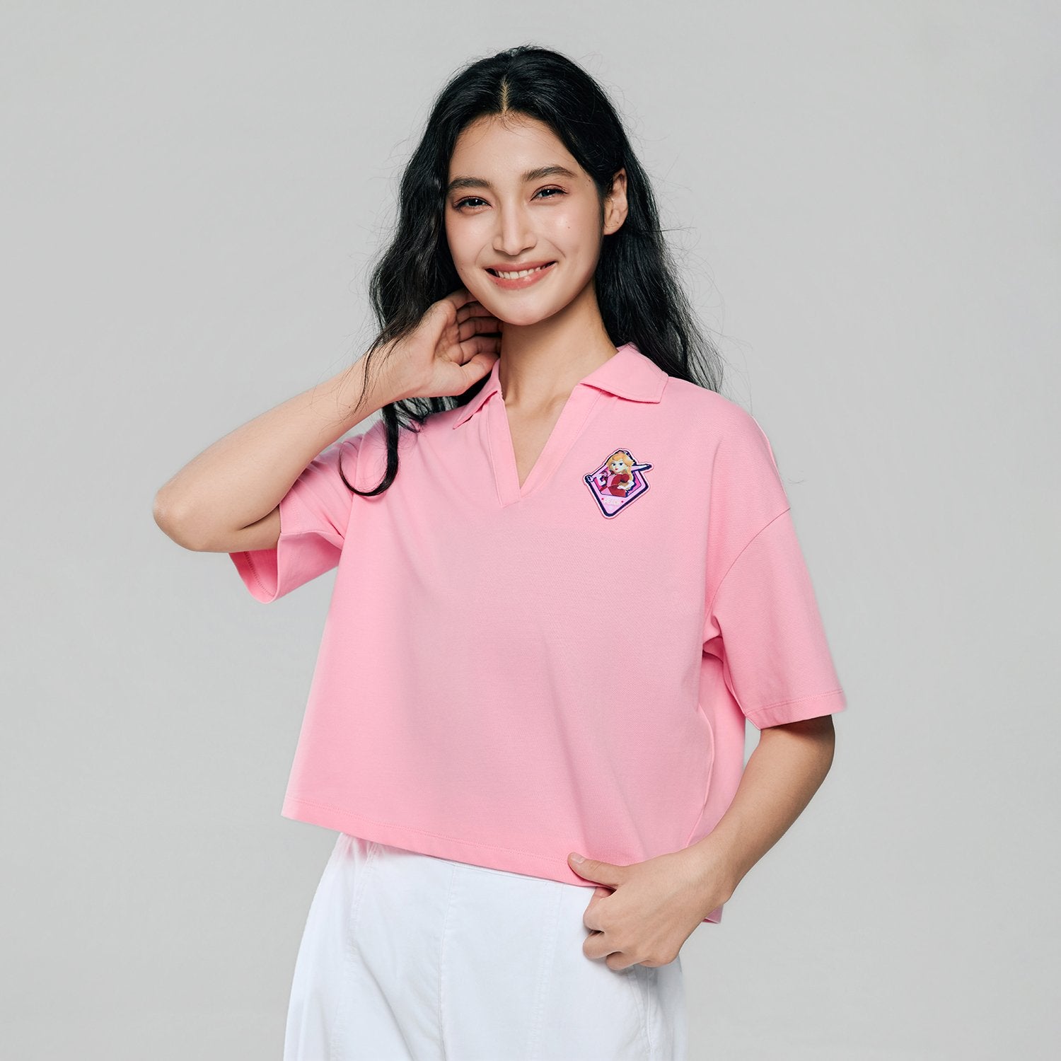 Women Mario Loose Fit Polo - Image 3
