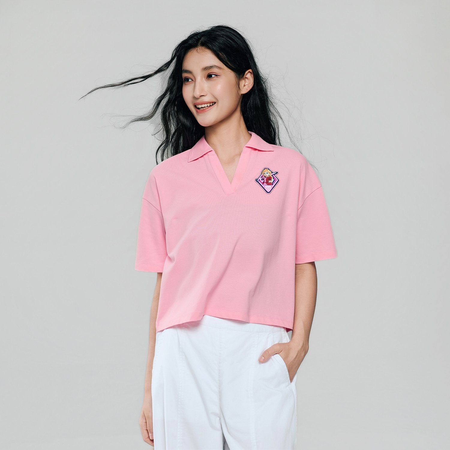Women Mario Loose Fit Polo - Image 4