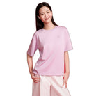 Women's Embroidered Cotton Liquid Touch Tee - Image 1