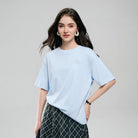 Women's Embroidered Cotton Liquid Touch Tee - Image 7
