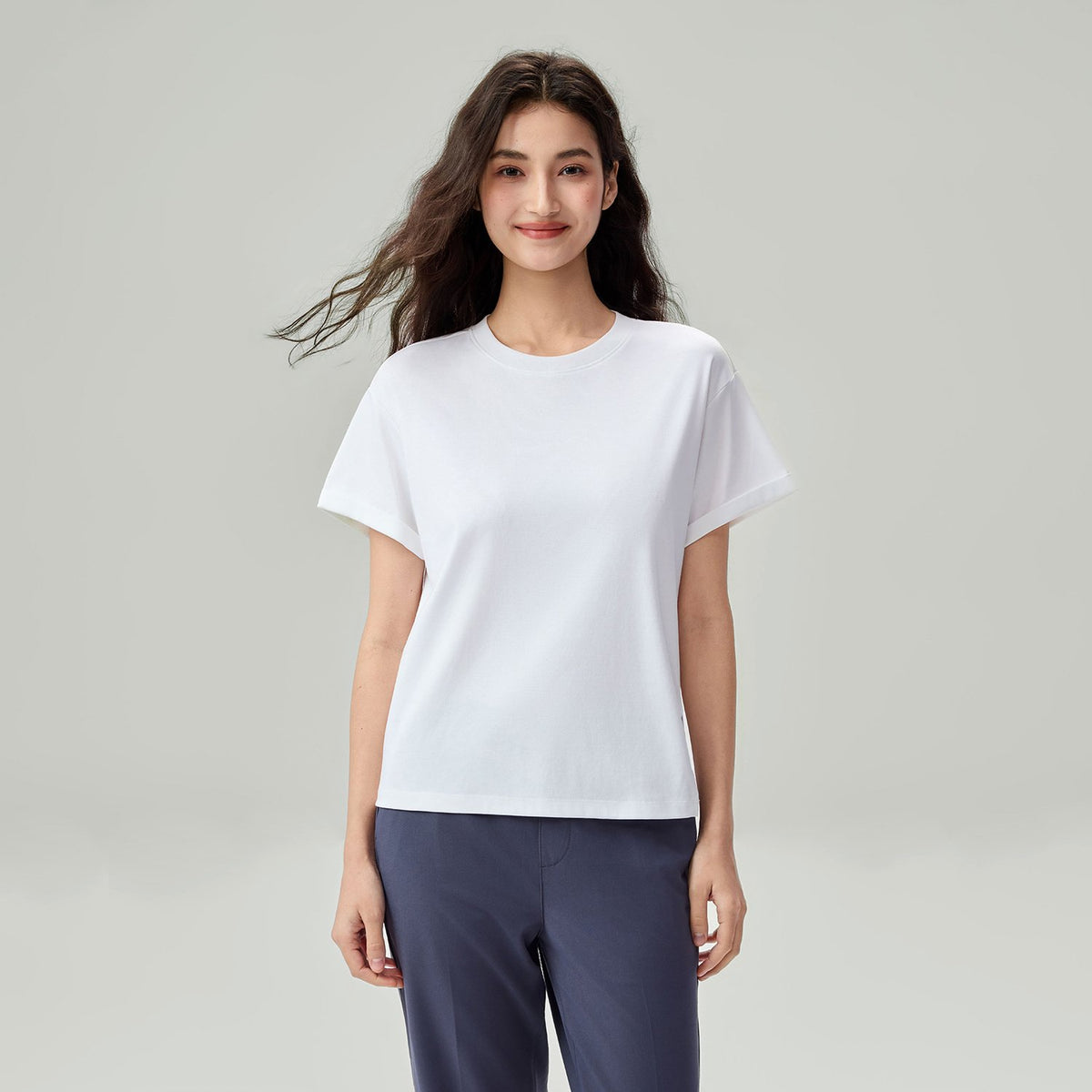 Women's Comfort Fit Liquid Touch Crew Neck Tee - Image 2