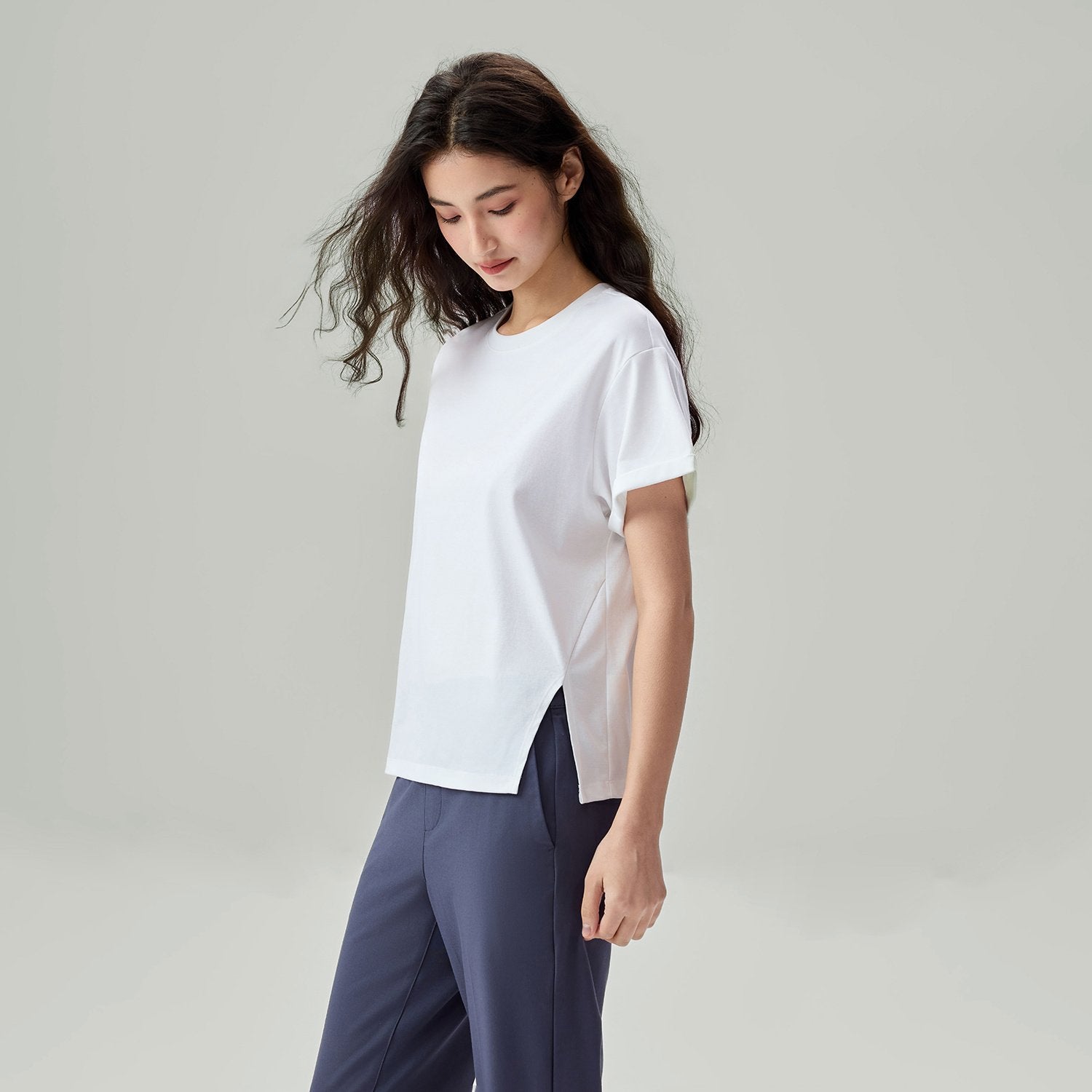 Women's Comfort Fit Liquid Touch Crew Neck Tee - Image 4