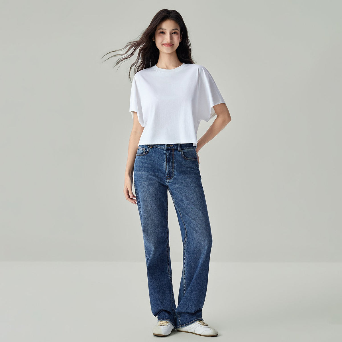 Women's Regular Fit Liquid Touch T-Shirt - Image 1
