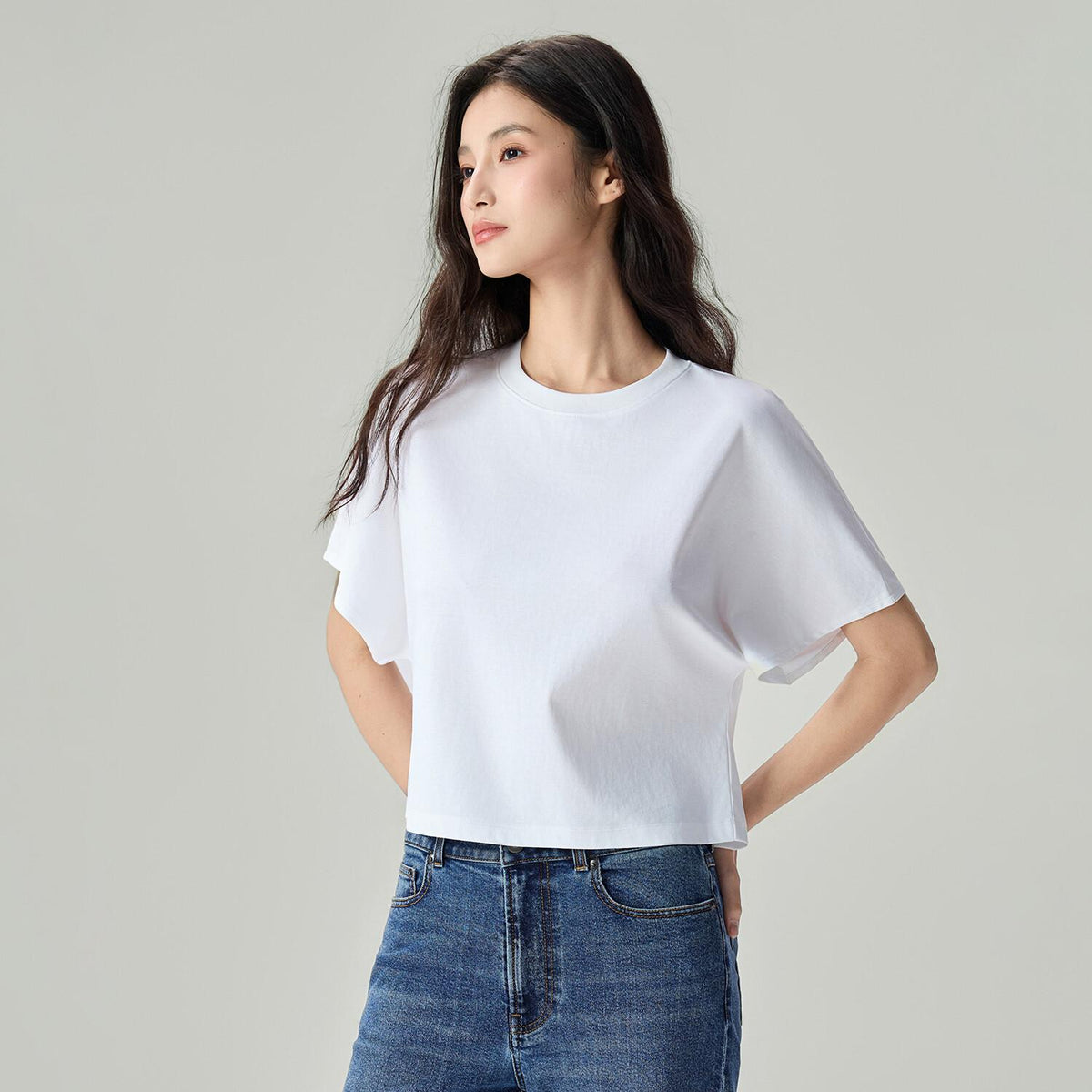 Women's Regular Fit Liquid Touch T-Shirt - Image 2