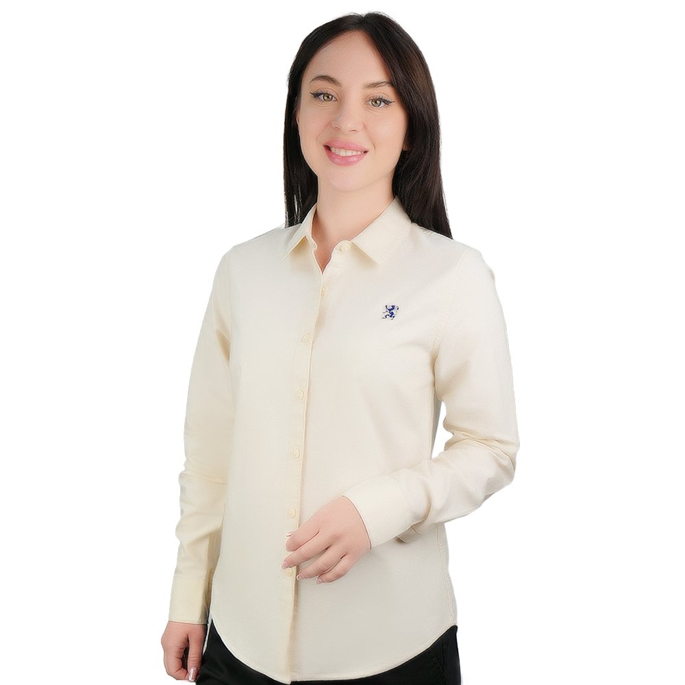 Women's Oxford Acute Collar Shirt - Image 1