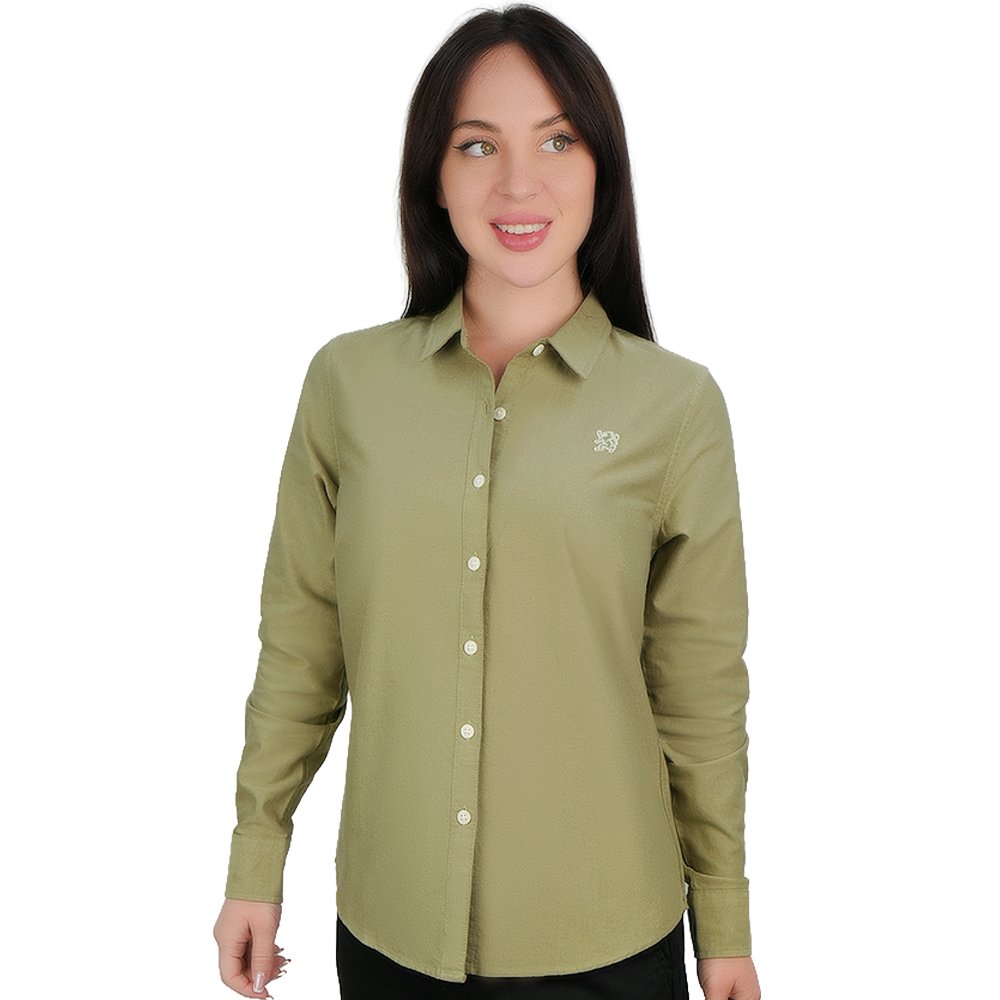 Women's Oxford Acute Collar Shirt - Image 1