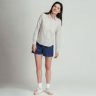 Women's Oxford Long Sleeve Embroidery Shirt - Image 2
