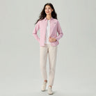 Women's Cotton Oxford Acute Collar Long Sleeve Shirt - Image 1