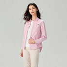 Women's Cotton Oxford Acute Collar Long Sleeve Shirt - Image 2