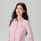Women's Cotton Oxford Acute Collar Long Sleeve Shirt - Image 6