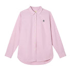 Women's Cotton Oxford Acute Collar Long Sleeve Shirt - Image 9