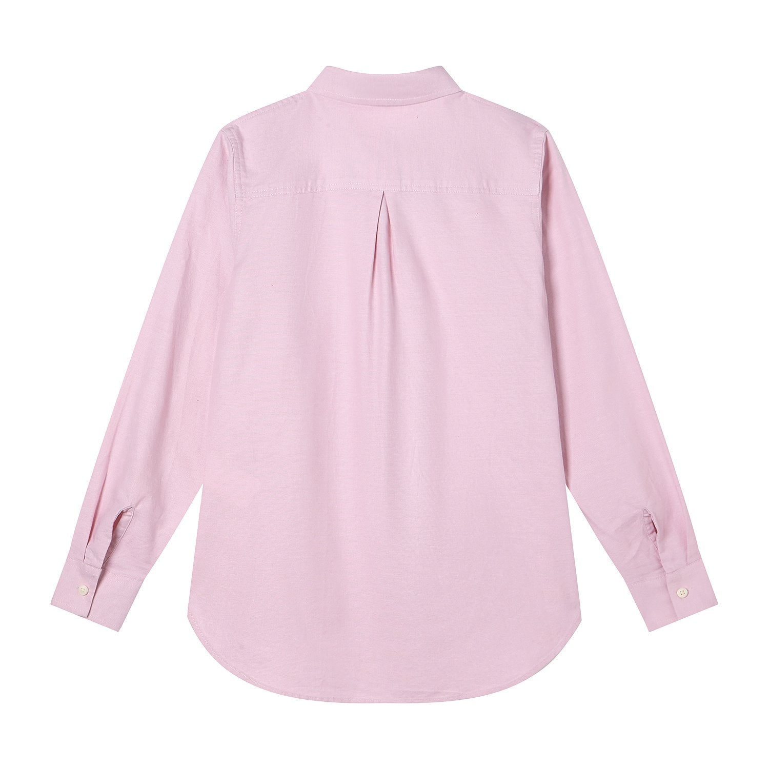 Women's Cotton Oxford Acute Collar Long Sleeve Shirt - Image 10