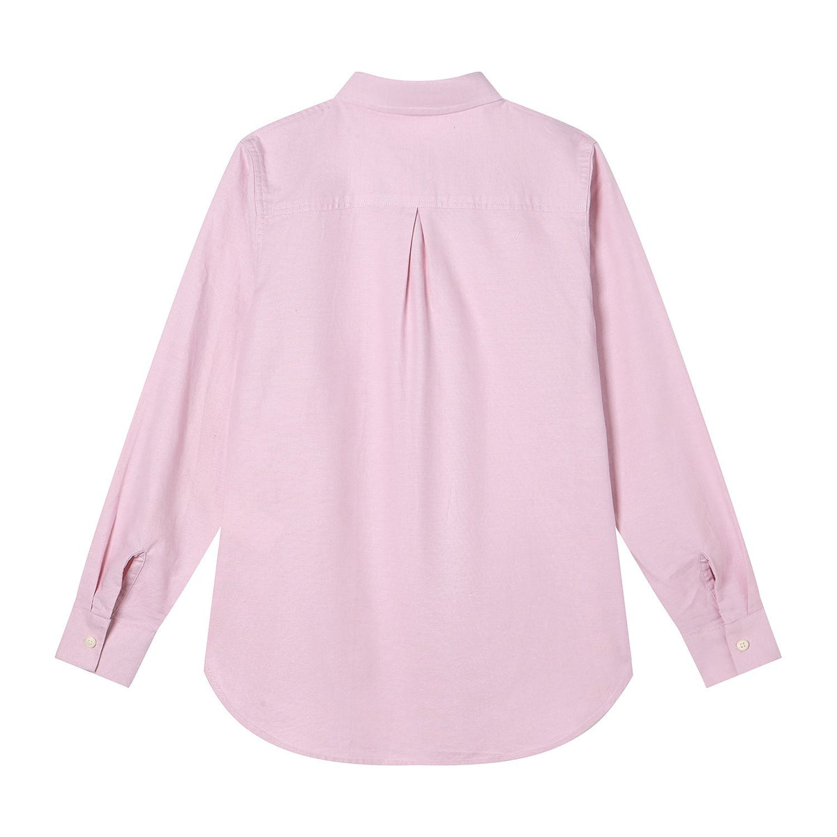 Women's Cotton Oxford Acute Collar Long Sleeve Shirt - Image 10