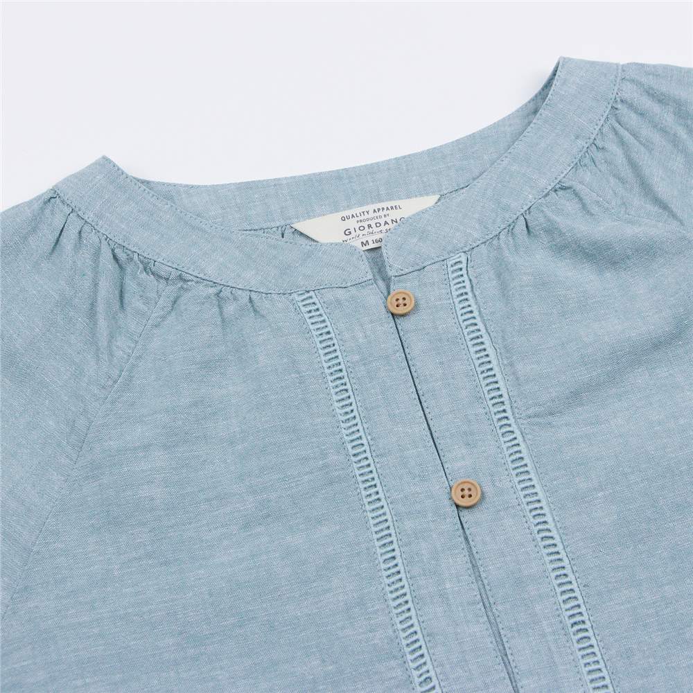 Women's Linen Long Sleeve Loose Fit Shirt - Image 3