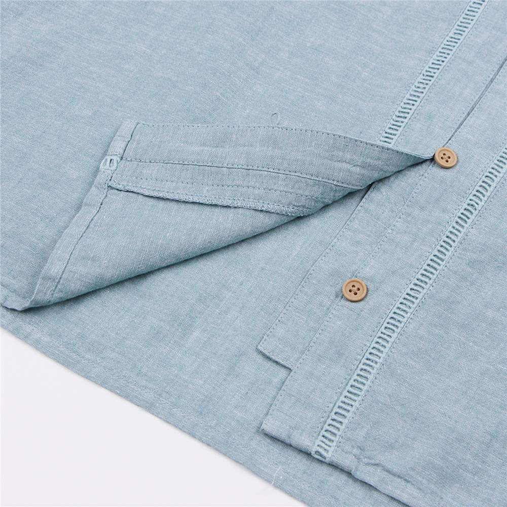 Women's Linen Long Sleeve Loose Fit Shirt - Image 6