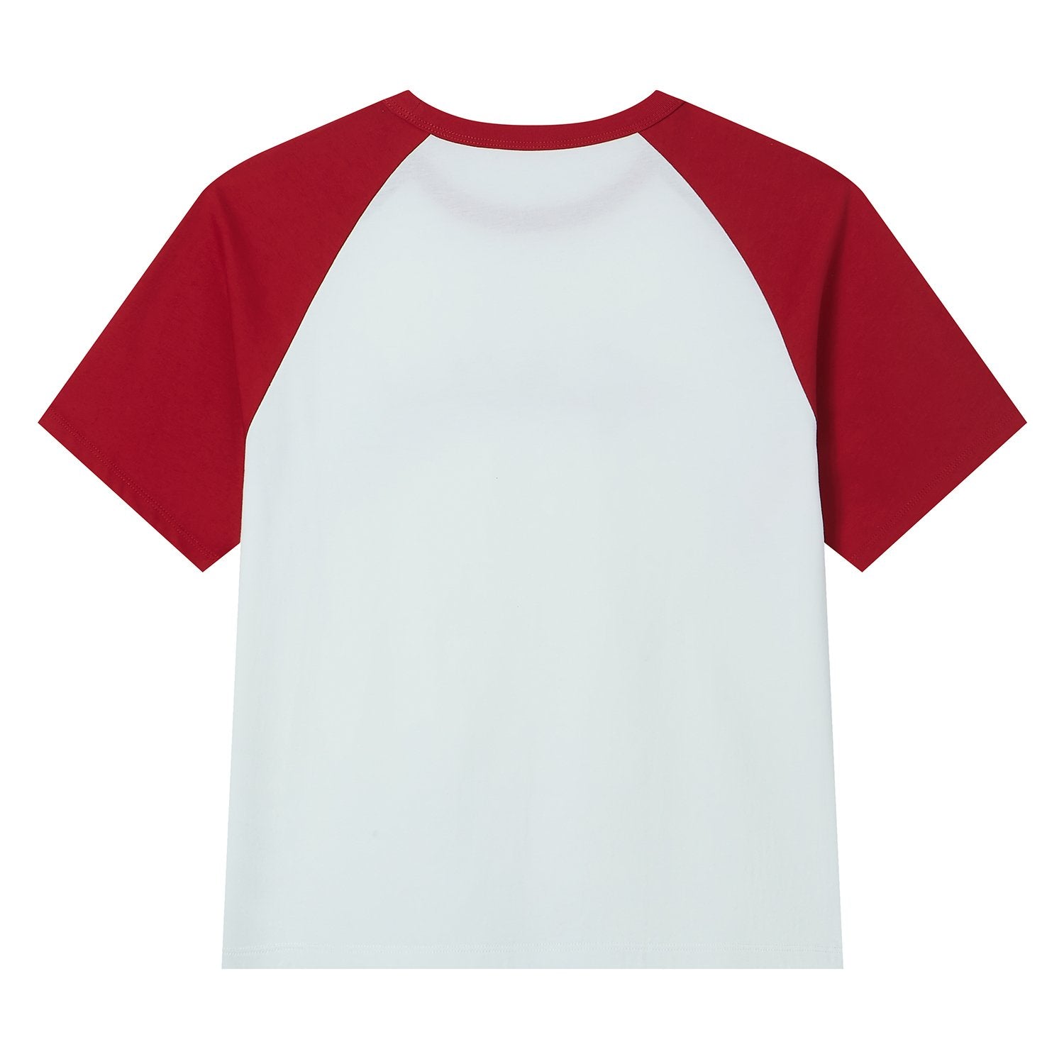 Women's Comfort Fit Raglan Sleeve Smurfs Print Crew Neck Tee - Image 7