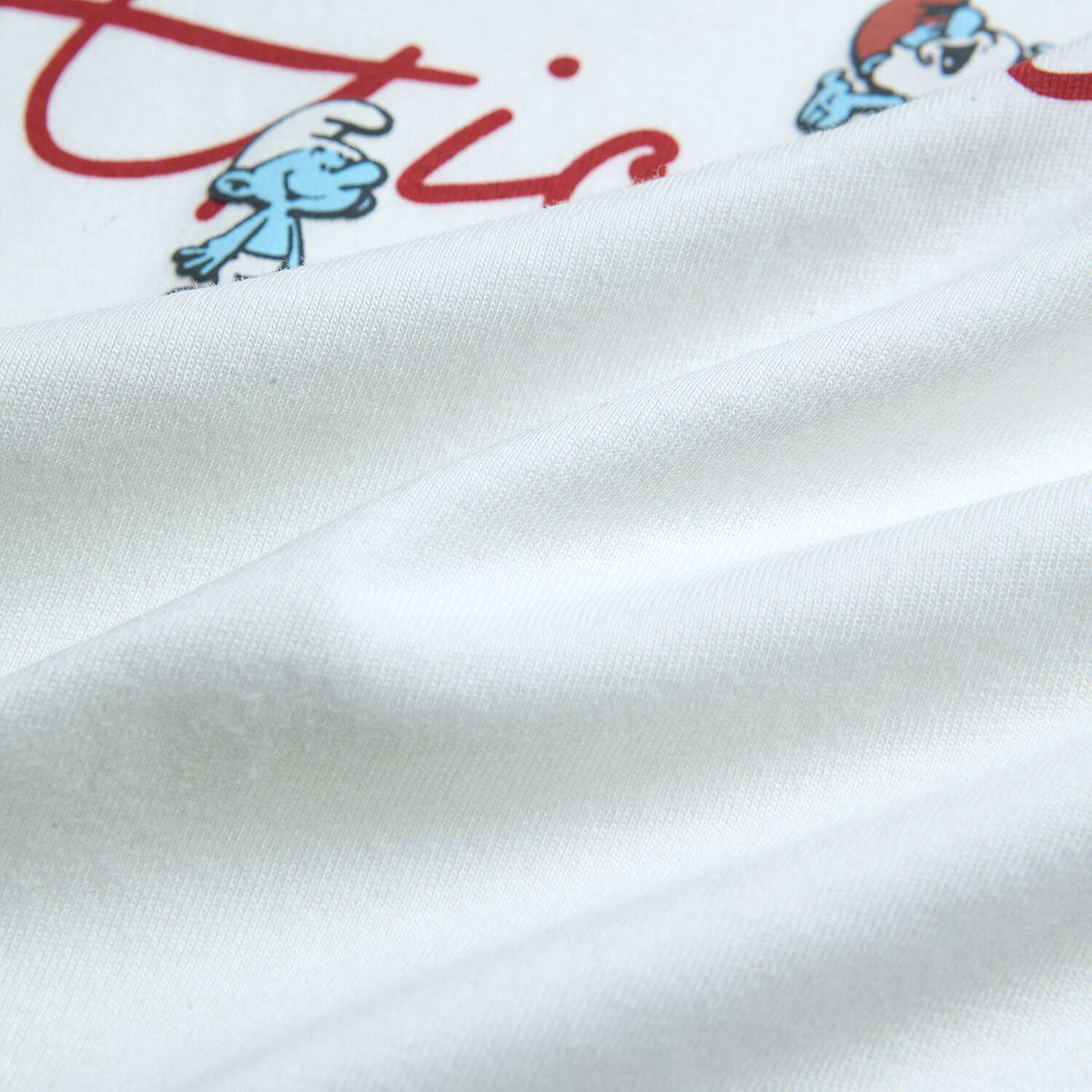 Women's Comfort Fit Raglan Sleeve Smurfs Print Crew Neck Tee - Image 10