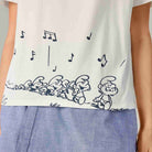 Women's Comfort Fit Raglan Sleeve Smurfs Print Crew Neck Tee - Image 4