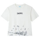 Women's Comfort Fit Raglan Sleeve Smurfs Print Crew Neck Tee - Image 7