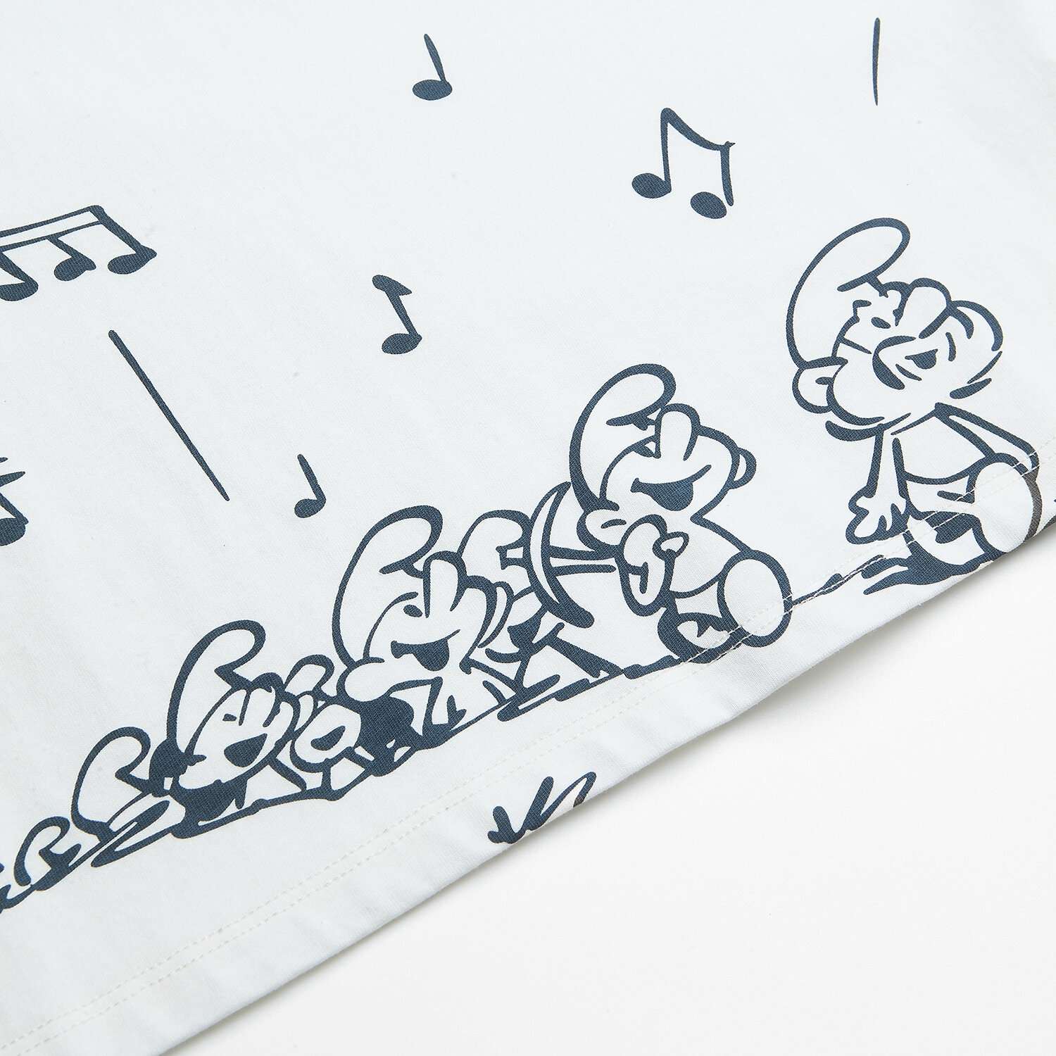 Women's Comfort Fit Raglan Sleeve Smurfs Print Crew Neck Tee - Image 10