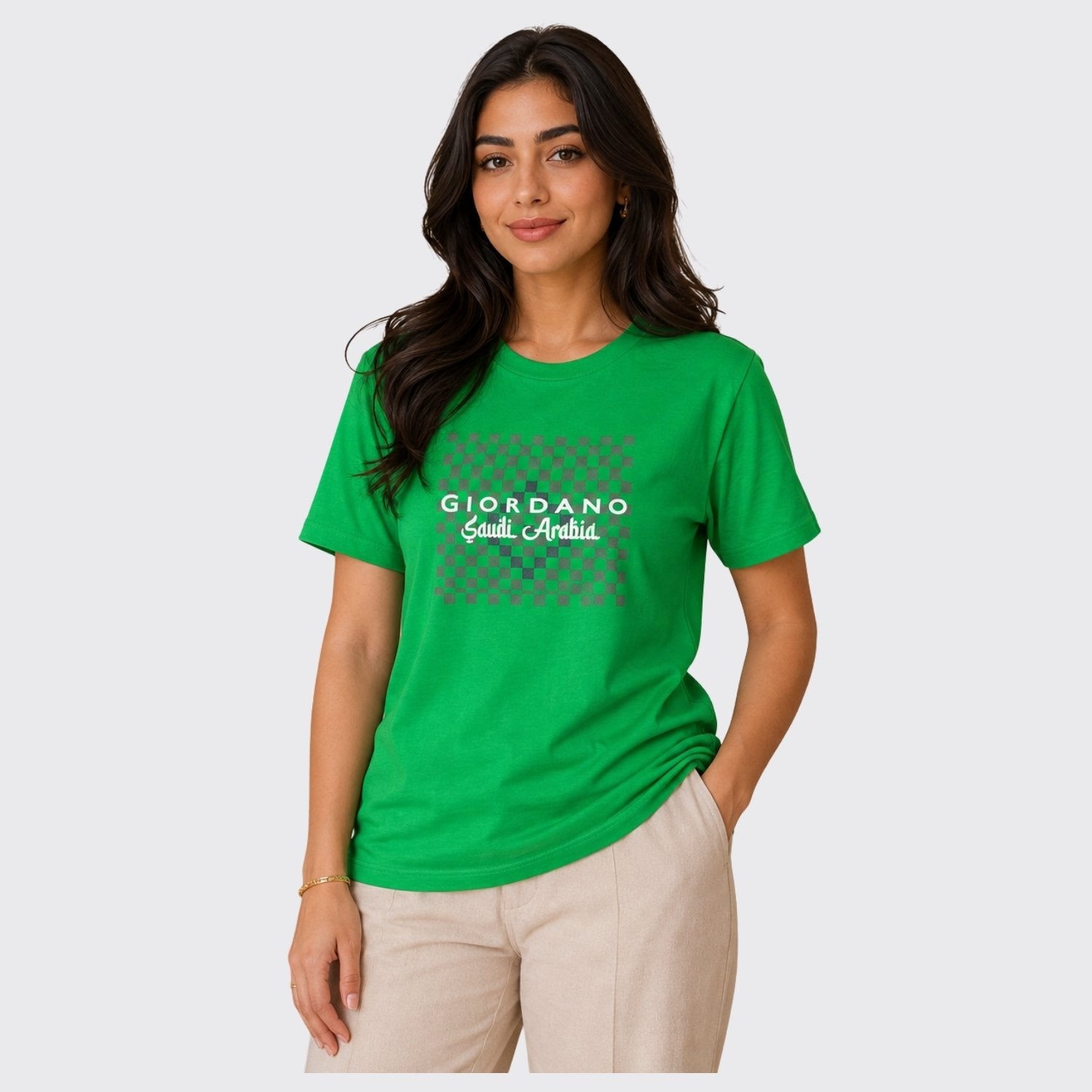 Women's Regular Fit Saudi National Day Print Tee - Image 1
