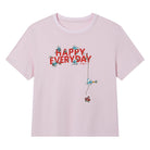 Women's Comfort Fit Raglan Sleeve Smurfs Print Crew Neck Tee - Image 6