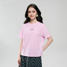 Women's Crew Neck Relaxed Fit Print Tee - Image 2