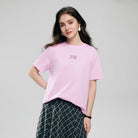 Women's Crew Neck Relaxed Fit Print Tee - Image 3