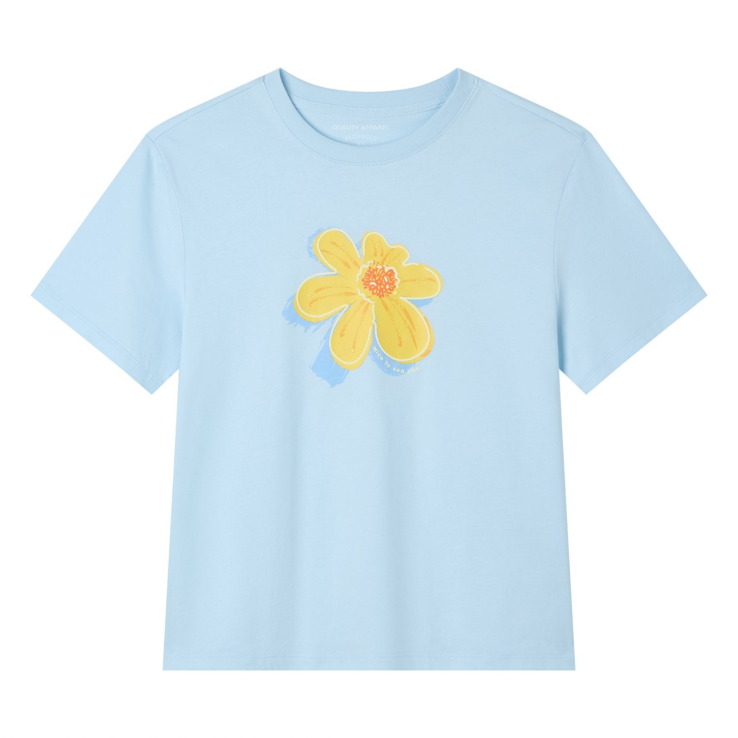 Women Crew Neck Relaxed Fit Print Tee - Image 6