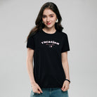 Women's Cotton Crew Neck Printed Comfort Tee - Image 4
