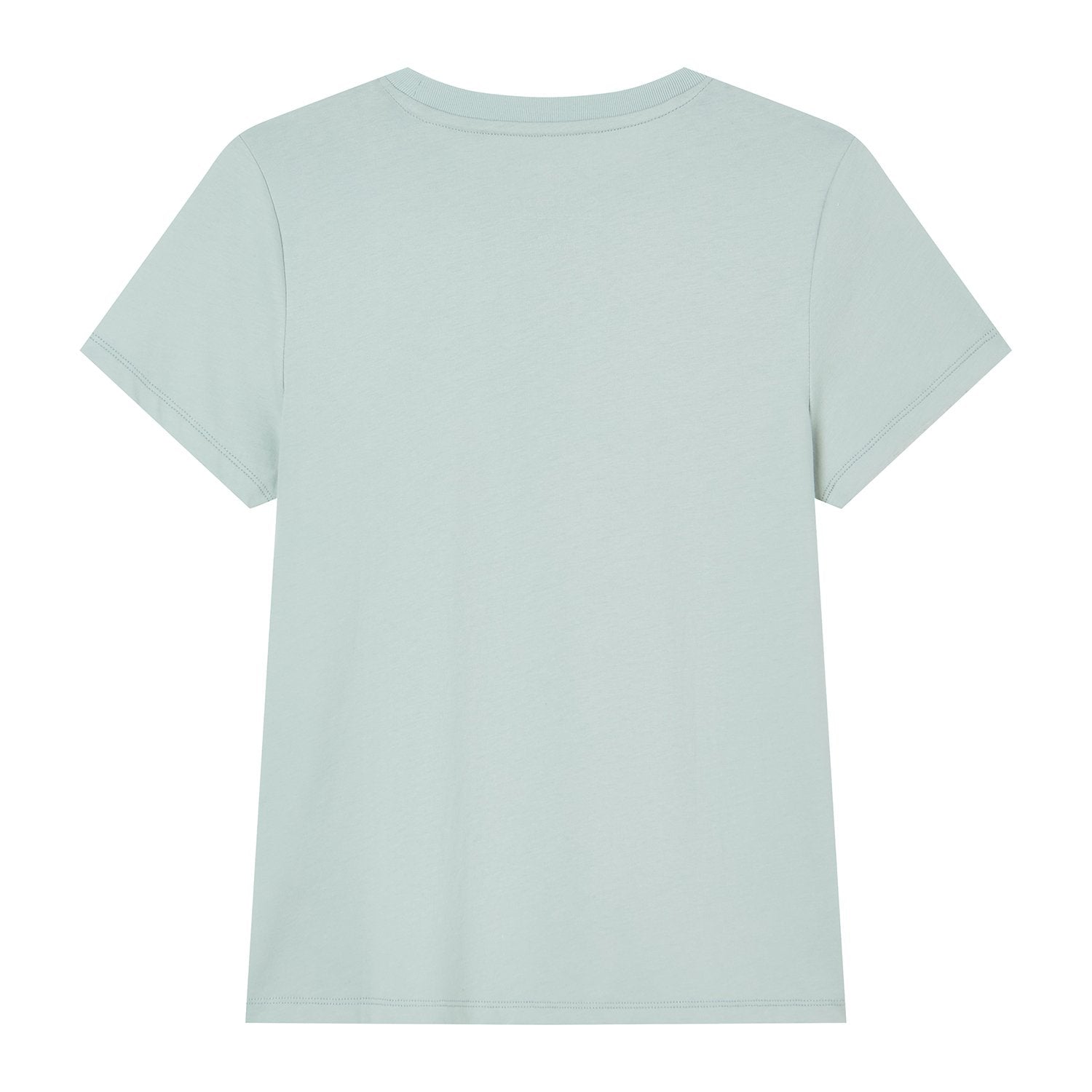 Women's Cotton Crew Neck Printed Comfort Tee - Image 7