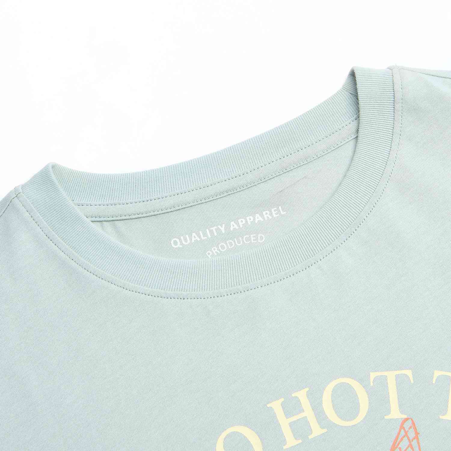 Women's Cotton Crew Neck Printed Comfort Tee - Image 8