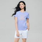 Women's Cotton Crew Neck Printed Comfort Tee - Image 3