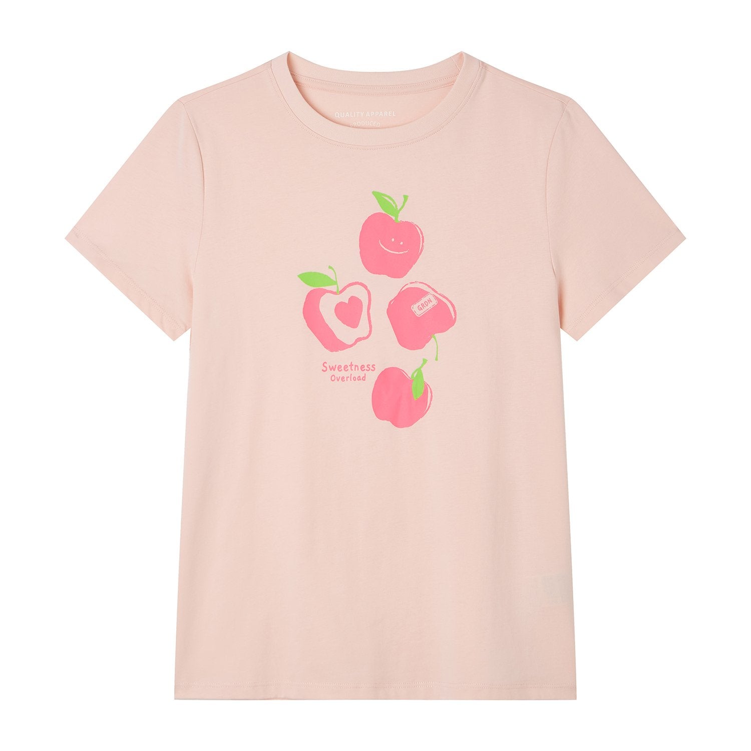 Women's Cotton Crew Neck Printed Comfort Tee - Image 6