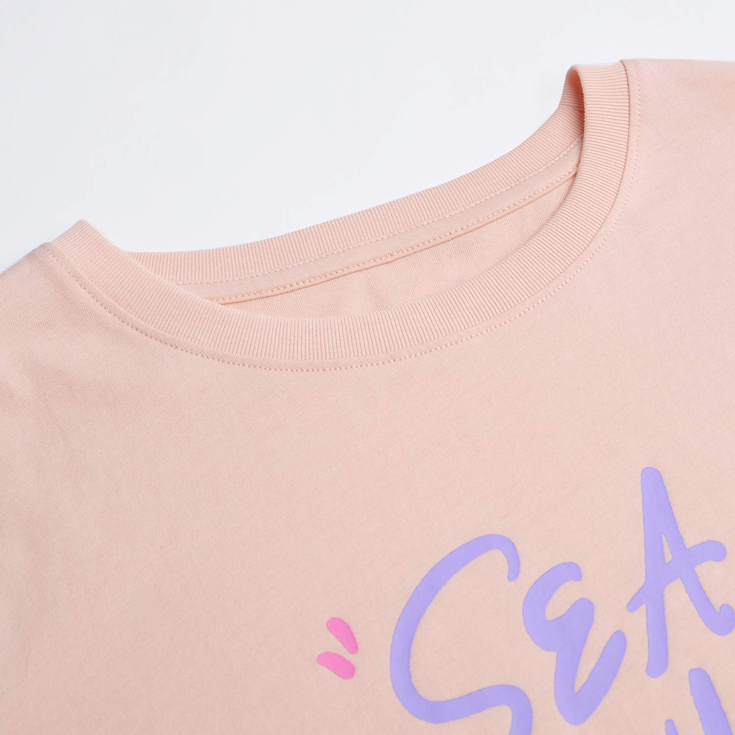 Women's Cotton Crew Neck Printed Comfort Tee - Image 8