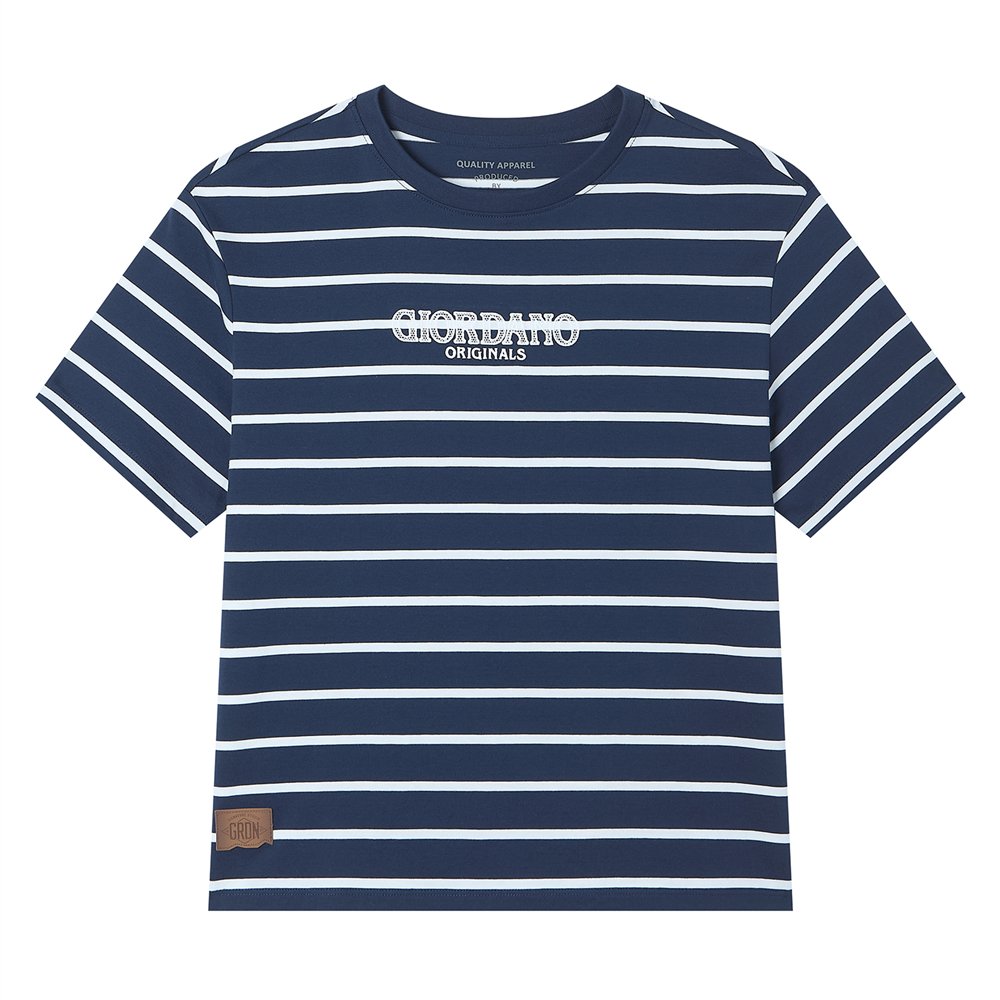 Women's Cotton Jersey Crew Neck Boyfriend Print Tee - Image 3