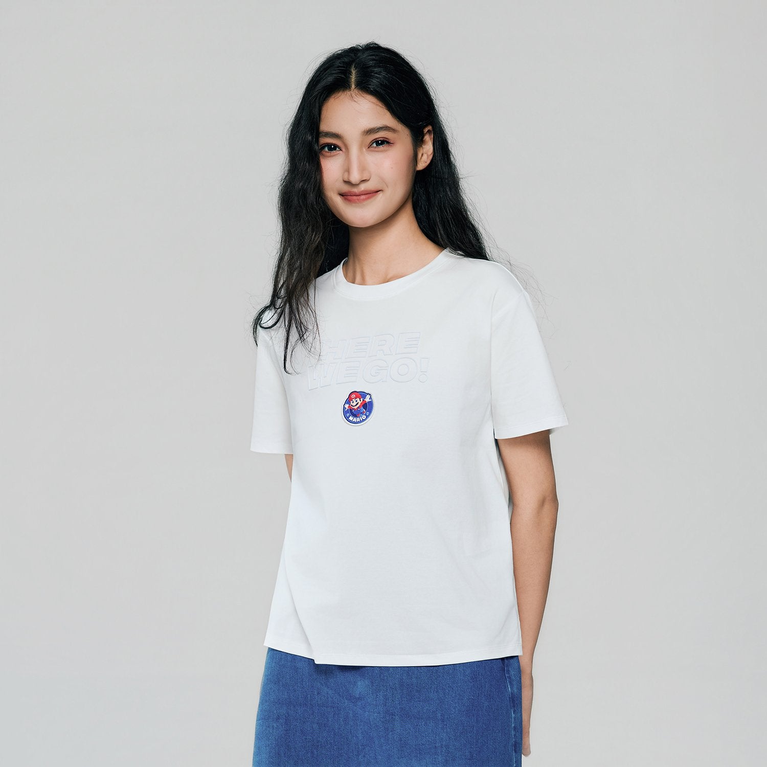 Women's Super Mario Relaxed PrintTee - Image 1