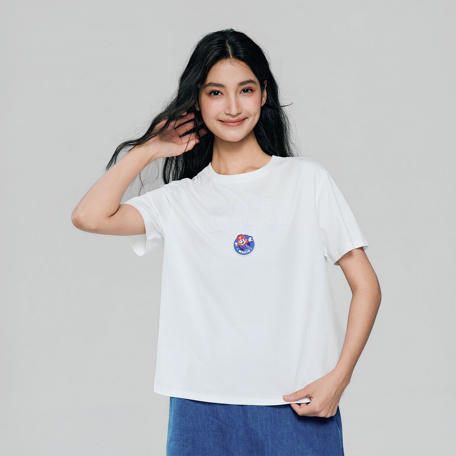 Women's Super Mario Relaxed PrintTee - Image 5