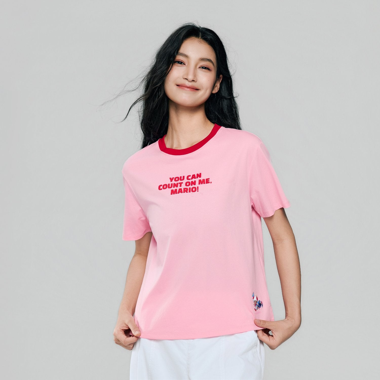 Women's Super Mario Relaxed PrintTee - Image 4