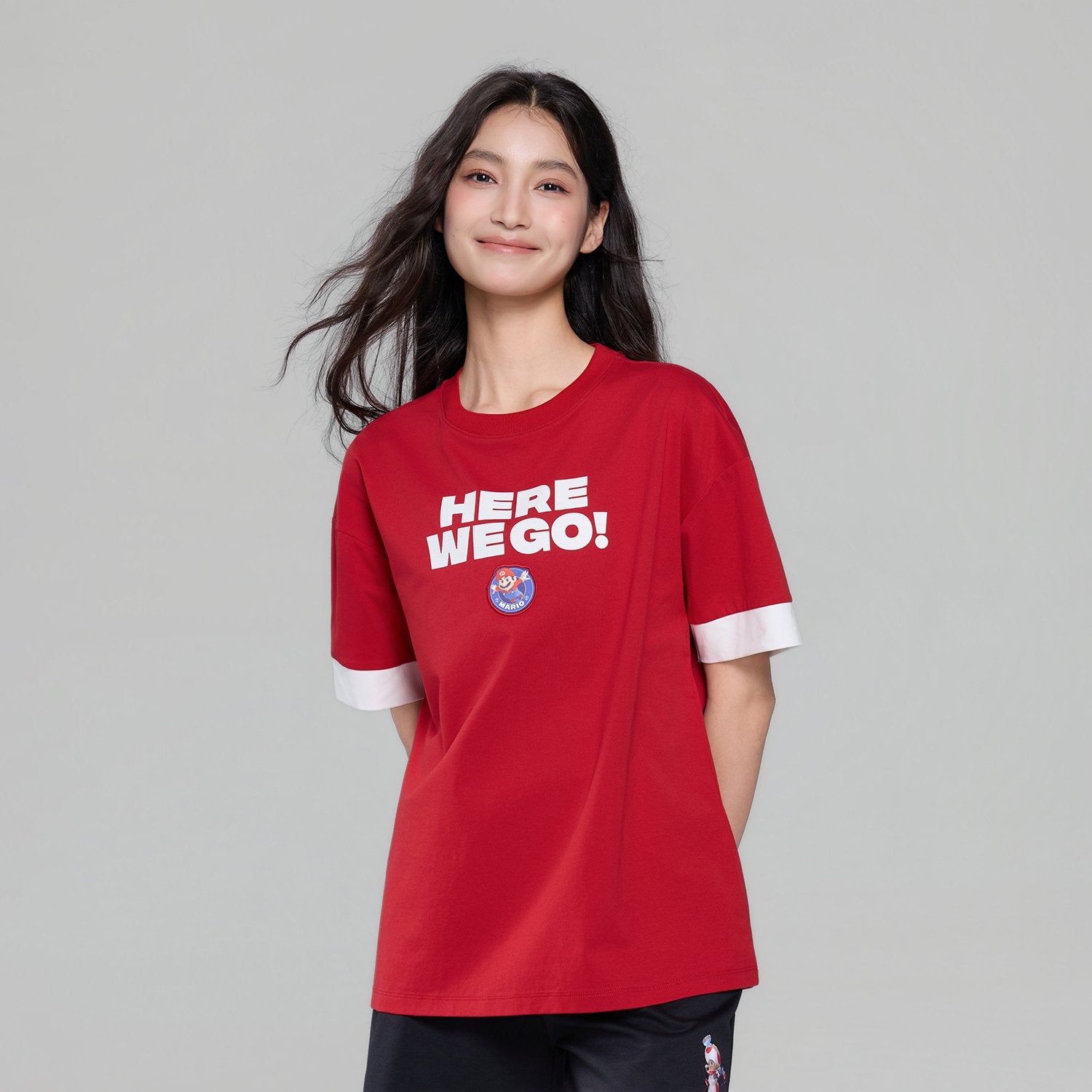 Women's Super Mario Loose Fit PrintTee - Image 1